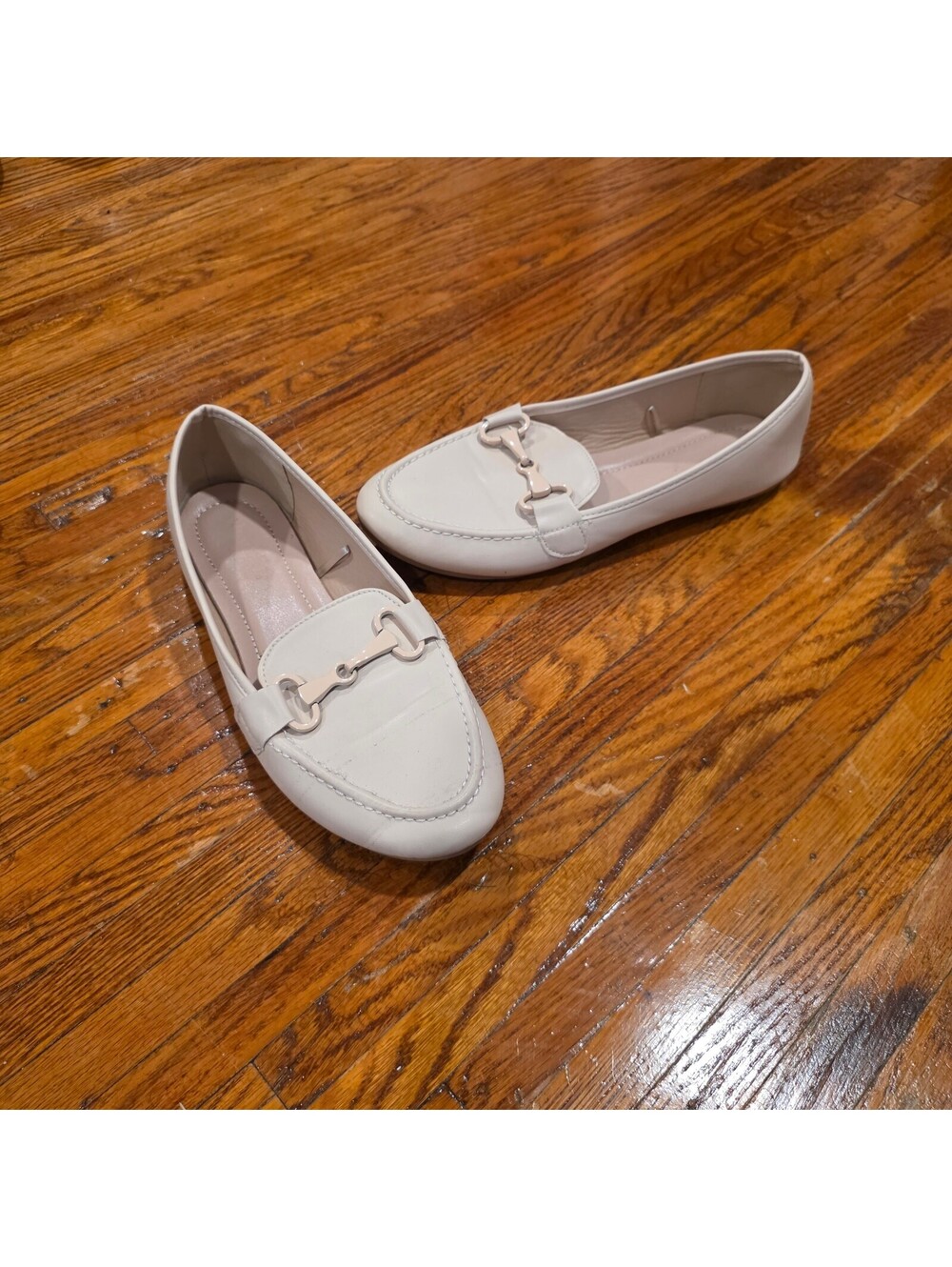 Charlotte Russe Vegan leather Horsebit Loafers sz 9 US